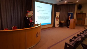 Presentation and presenter at the Scottish Police College in Alloa
