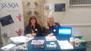 SQA Staff at the event in Inverness 