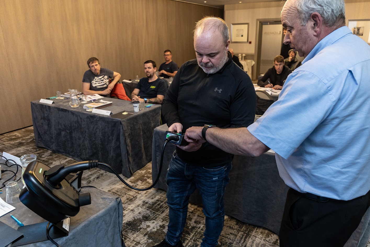 The SELECT electric vehicle charging installation course includes practical demonstrations.