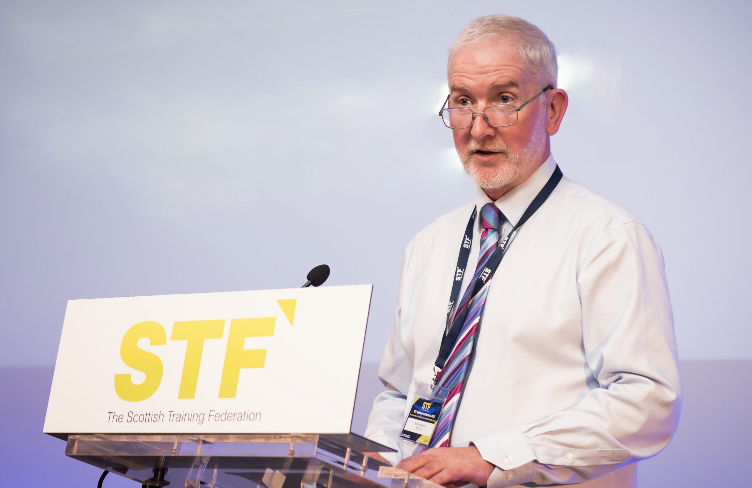 Stuart McKenna, Chief Executive of the Scottish Training Federation