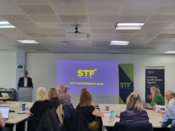 John Booth speaking at STF Conference 2026